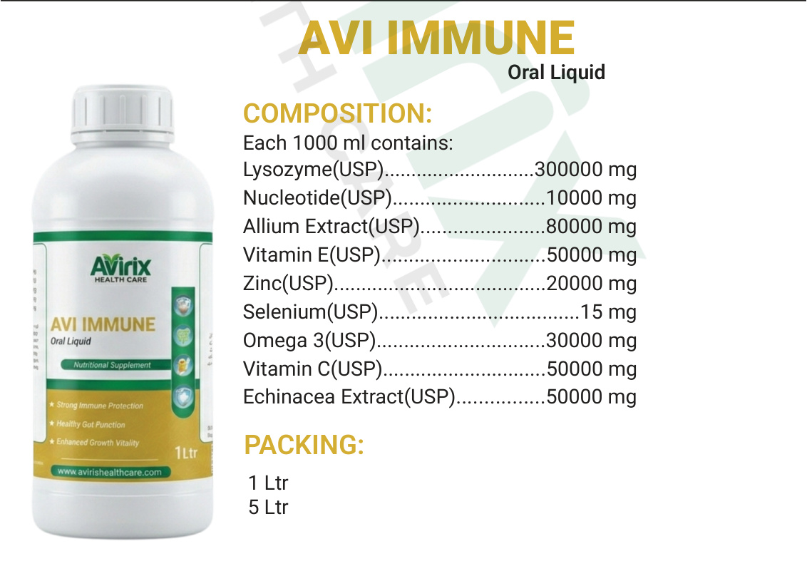 AVI IMMUNE product information sheet