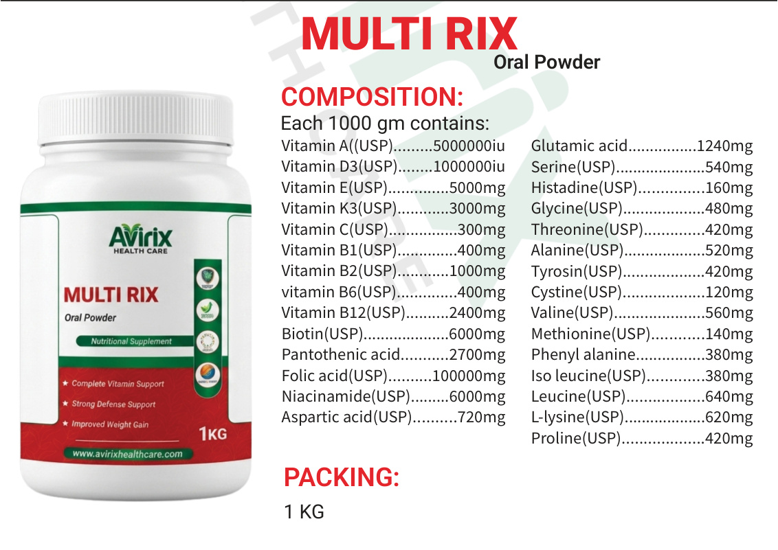 MULTI RIX product information sheet