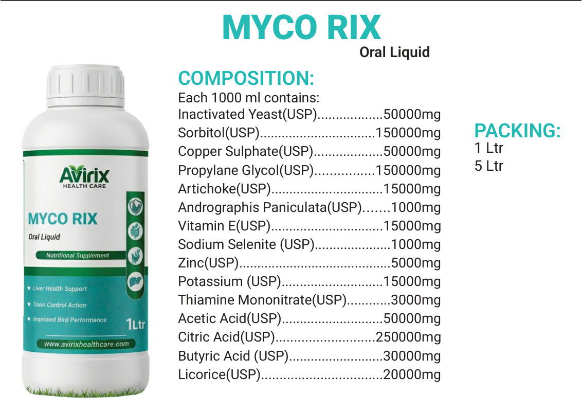 MYCO RIX product information sheet