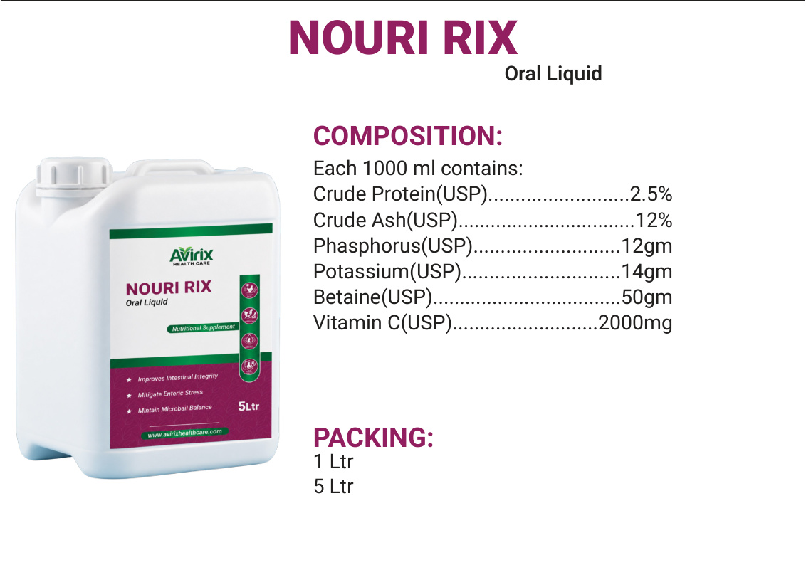 NOURI RIX product information sheet